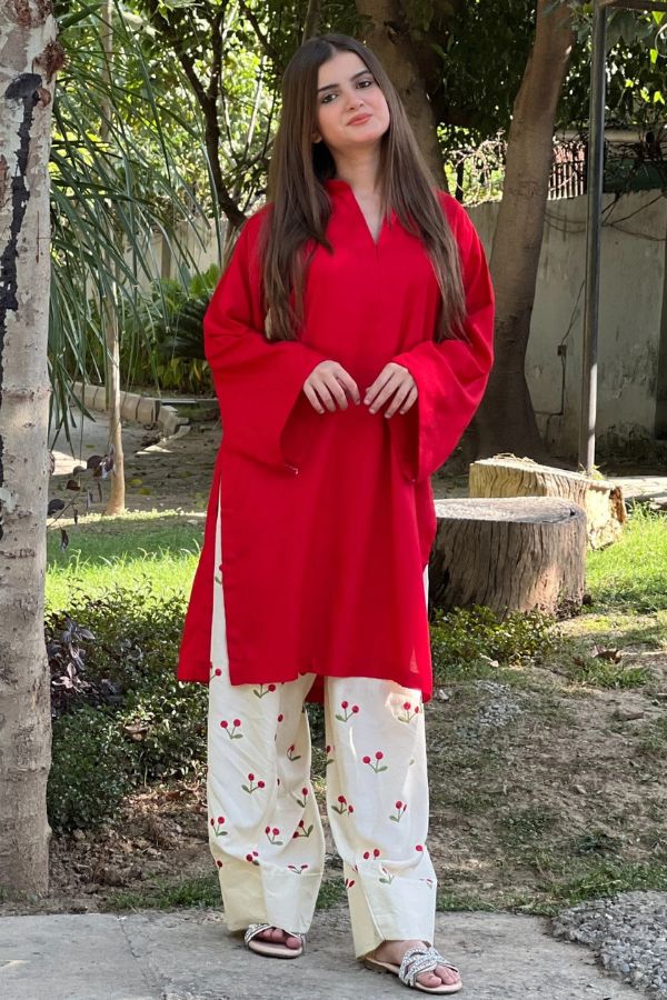 LAL PARI EMBROIDERED 2PC